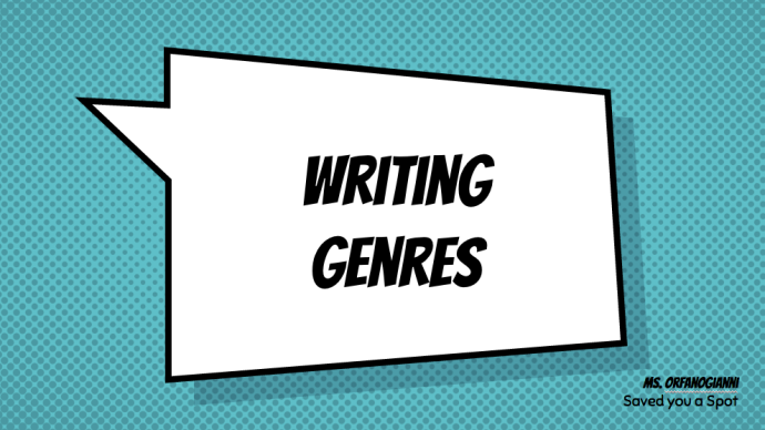 Writing Genres